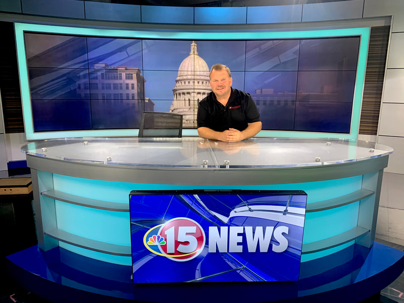 Founder Mike Foerster on WMTV News | Madison waterproofing company